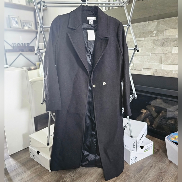 Black Trench Coat from H&M - Picture 2 of 6